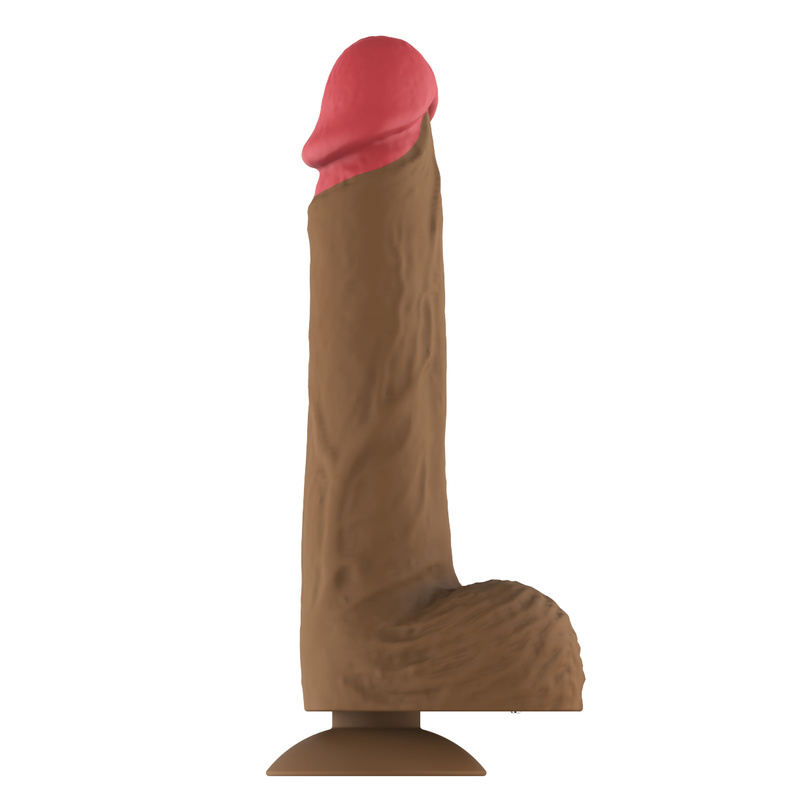 (image for) Rotation Wireless Realistic Dildo - 8.9"